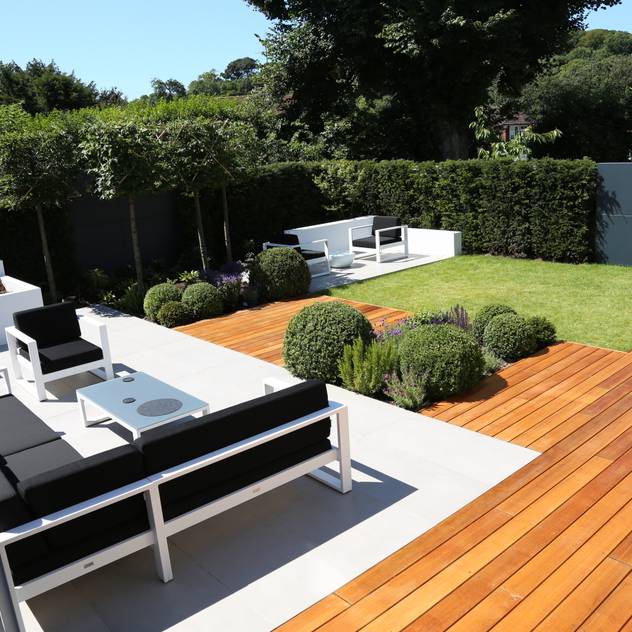 Outdoor Room: modern Garden by Borrowed Space