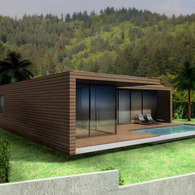 Moradia Santo da Serra: Casas minimalistas por Desicon Desenho e Constru&ccedil;&atilde;o Civil lda