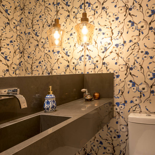 Bathroom by Quadrilha Design Arquitetura Bathroom by Quadrilha Design Arquitetura