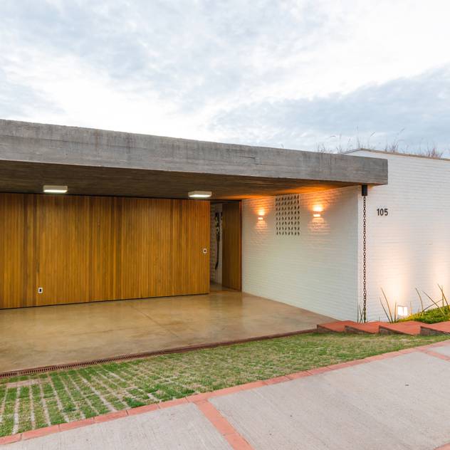 Casas de estilo moderno por Diego Alcântara - Studio A108 Arquitetura e Urbanismo