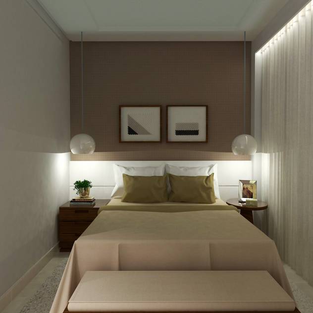  Kamar Tidur by Andréa Galindo Arquitetura e Urbanismo