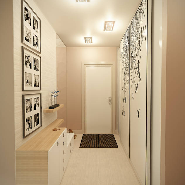 Casa com toque moderno - corredor apartamento