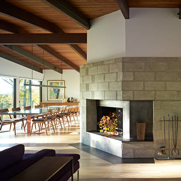 Family Room by BILLINKOFF ARCHITECTURE PLLC Family Room by BILLINKOFF ARCHITECTURE PLLC