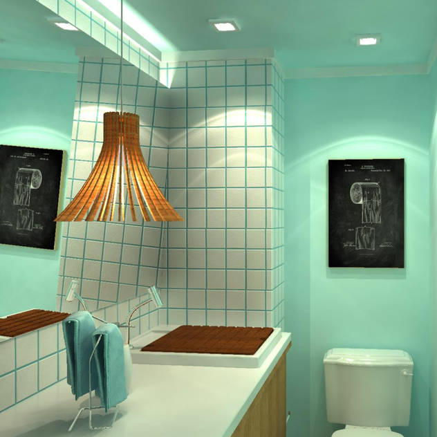 Bathroom by Fragmento Arquitetura Bathroom by Fragmento Arquitetura
