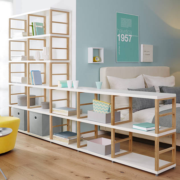 MAXX—Open Shelving Units Regalraum UK Scandinavian style bedroom