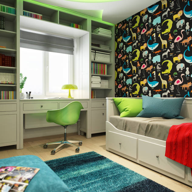 Apartment in Tomsk EVGENY BELYAEV DESIGN Nursery/kid’s room