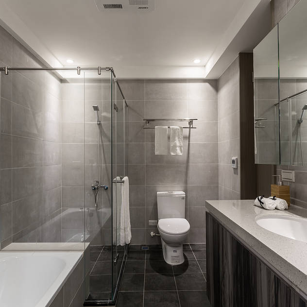 Bathroom by E&C創意設計有限公司 Bathroom by E&C創意設計有限公司