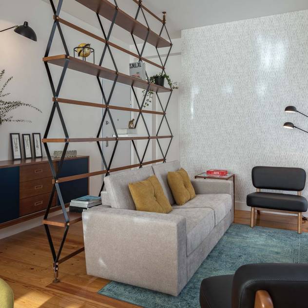 LIVING ROOM Salas de estar modernas por Conceitos Itinerantes Moderno