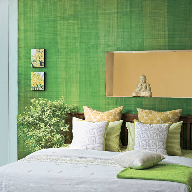Phòng ngủ phong cách nhiệt đới bởi Papersky Studio Nhiệt đới