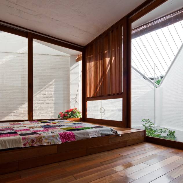 a21house Phòng ngủ phong cách hiện đại bởi a21studĩo Hiện đại