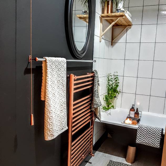Bathroom makeover THE FRESH INTERIOR COMPANY Industrial style bathroom
