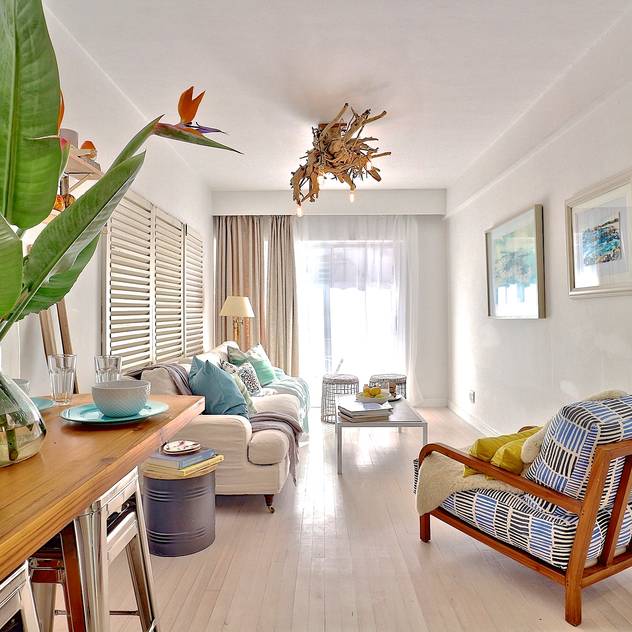 Beach Retreat apartment Studio Do Cabo Living room