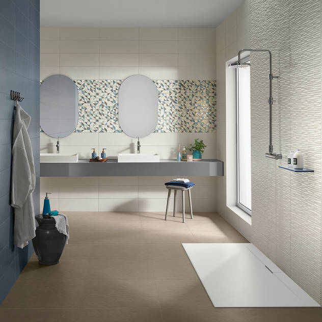 Splash Phòng tắm bởi Love Tiles Công nghiệp