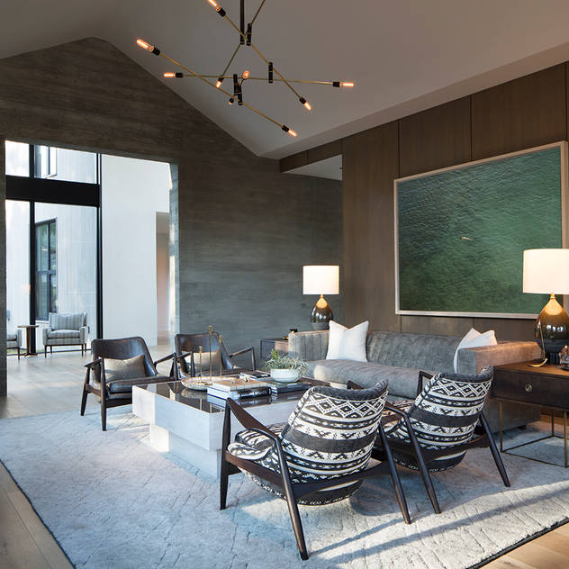 Woodpecker Ranch: modern Living room by Feldman Architecture