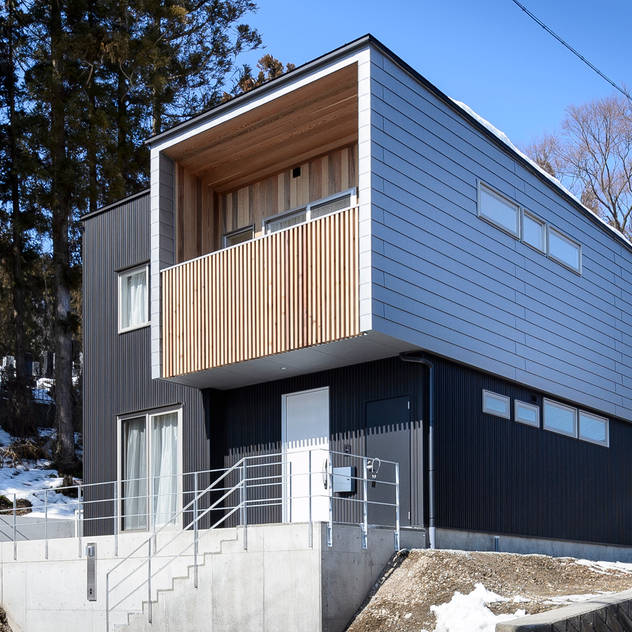 HouseK2 一級建築士事務所 ima建築設計室 北欧風 家 金属 メタリック/シルバー