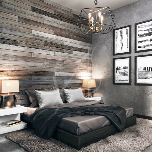 Industrial House Design: industrial Bedroom by Comelite Architecture, Structure and Interior Design 