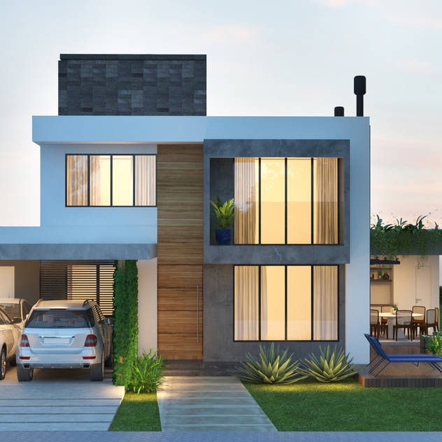 Casas unifamilares  por Rau Duarte Arquitetura