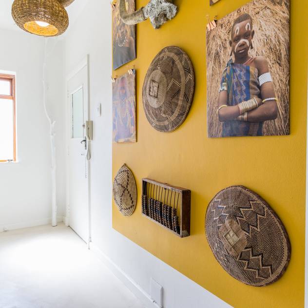 Beach Retreat, Studio Do Cabo Studio Do Cabo Eclectic style corridor, hallway & stairs