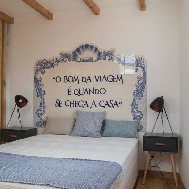 Rua dos Lagares. Reabilitação e Alteração: Quartos rústicos por aponto