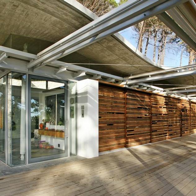 Covered Patio Van der Merwe Miszewski Architects Patios Wood Wood effect