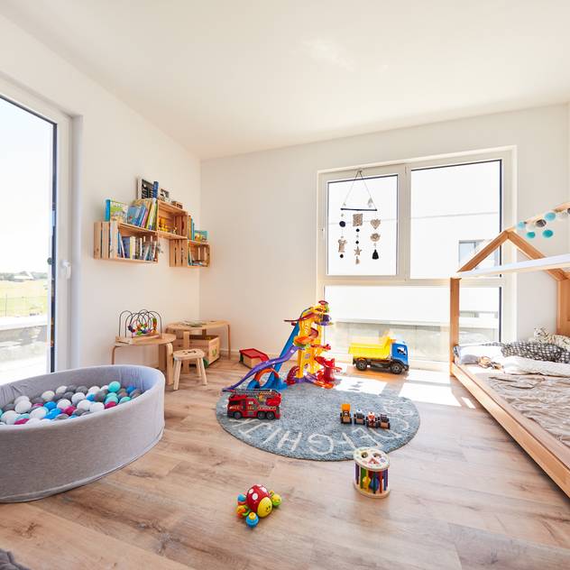 Neubau eines Einfamilienhauses, STRICK Architekten + Ingenieure STRICK Architekten + Ingenieure Nursery/kid’s room