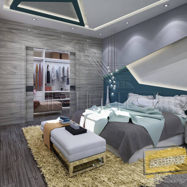 Modern Bedroom by Archeffect Modern