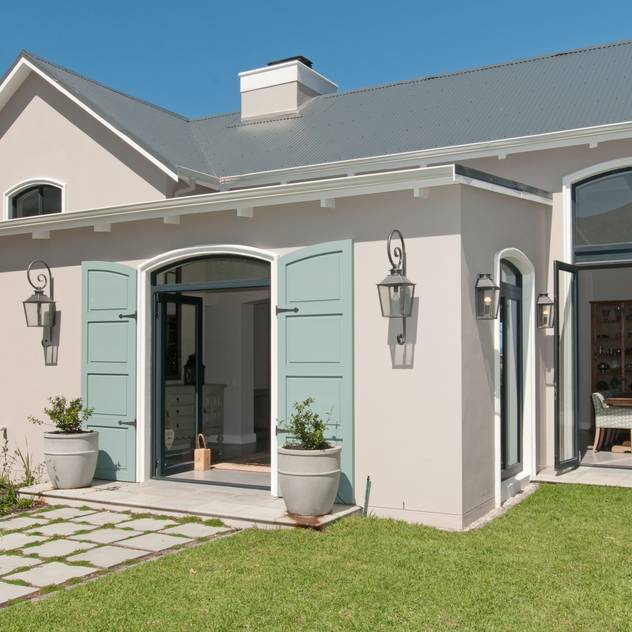 House Facade Overberg Interiors Classic style houses entance,arch doors