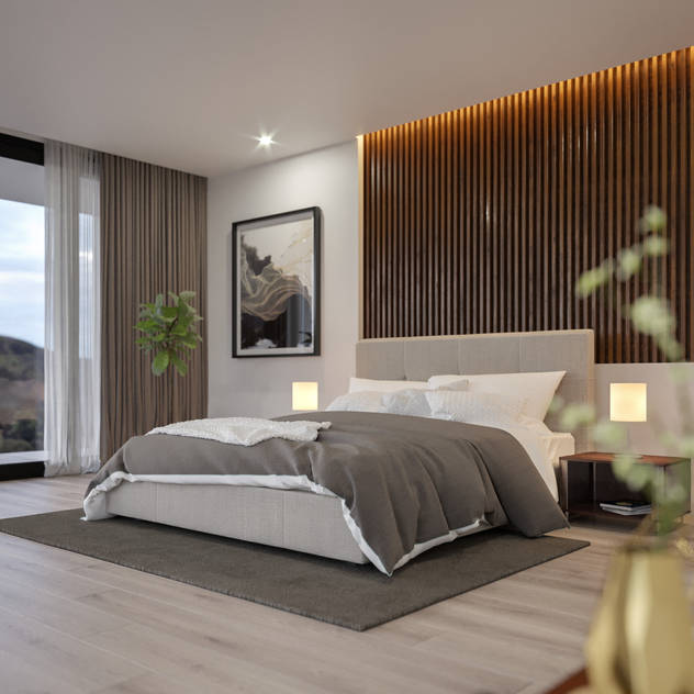 zen58 Modern style bedroom