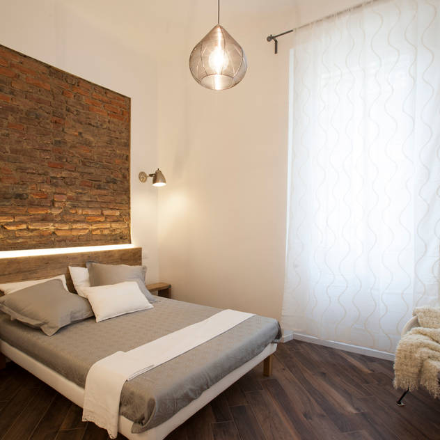 GruppoTre Architetti Modern style bedroom