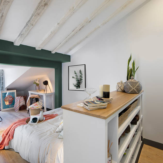 Phòng ngủ phong cách chiết trung bởi Egue y Seta Chiết trung