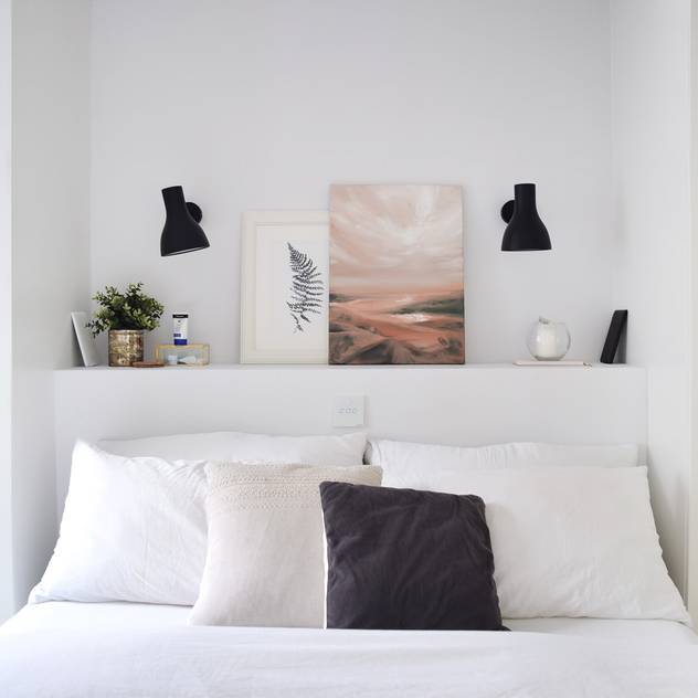 Bedroom | Home renovation in North London The White Interior Design Studio Small bedroom