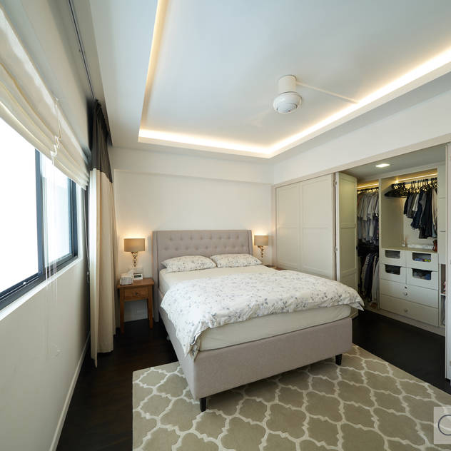 Bedok Reservoir Rd Modern style bedroom by Ovon Design Modern