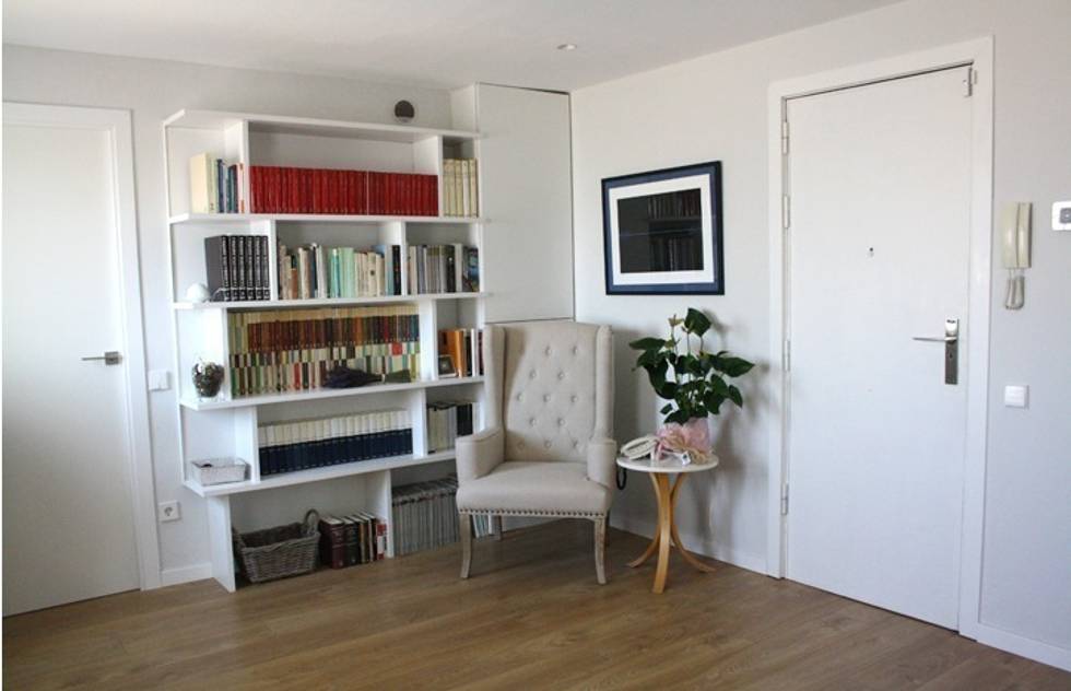 Vestíbulo: Pasillos y vestíbulos de estilo de SMMARQUITECTURA