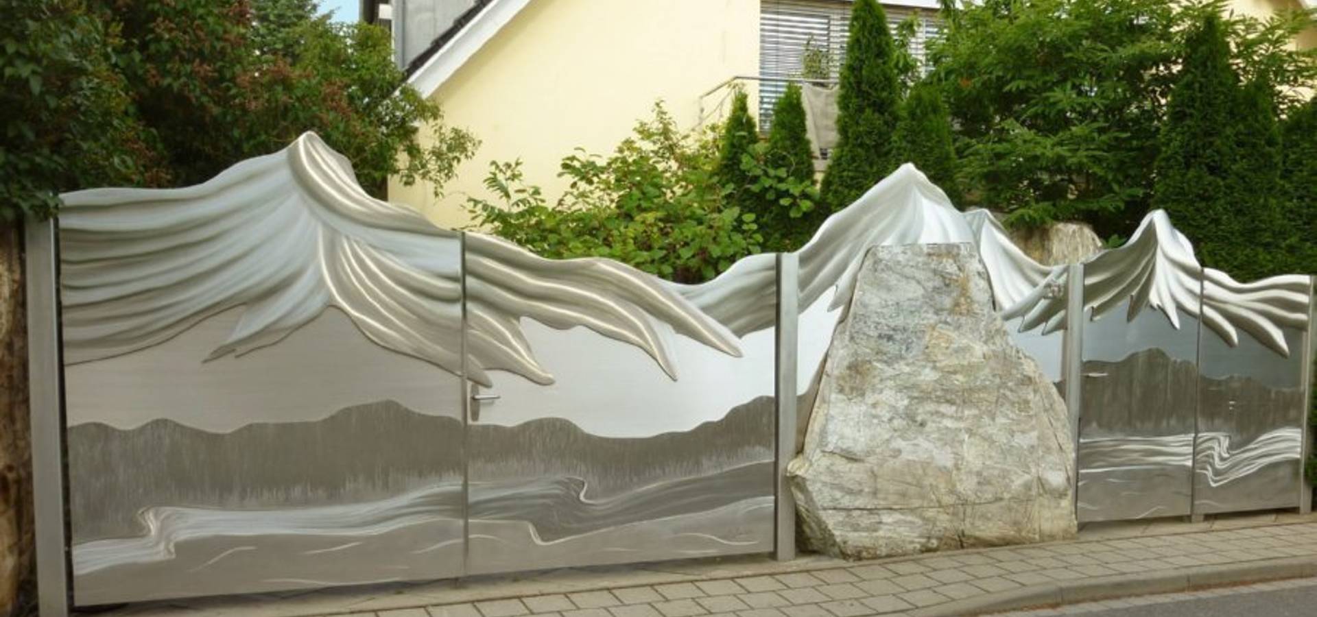 Moderne Tore aus Edelstahl von Edelstahl Atelier Crouse - Stainless ... Moderne Tore aus Edelstahl von Edelstahl Atelier Crouse - Stainless ...