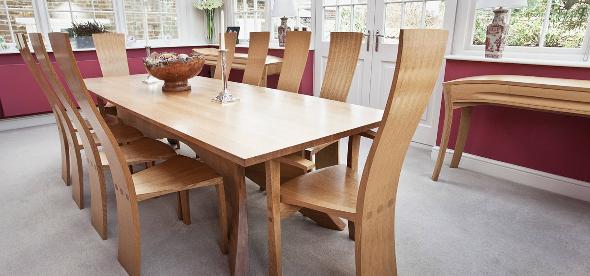 Dining Furniture Designed For An English Country Manor House By