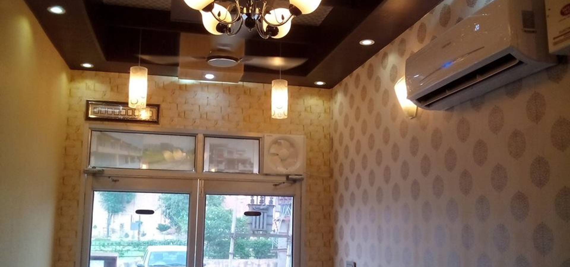 Ceiling And Wall Designing Using Pvc Panels Wallpaper Ceiling And Wall Designing Using Pvc