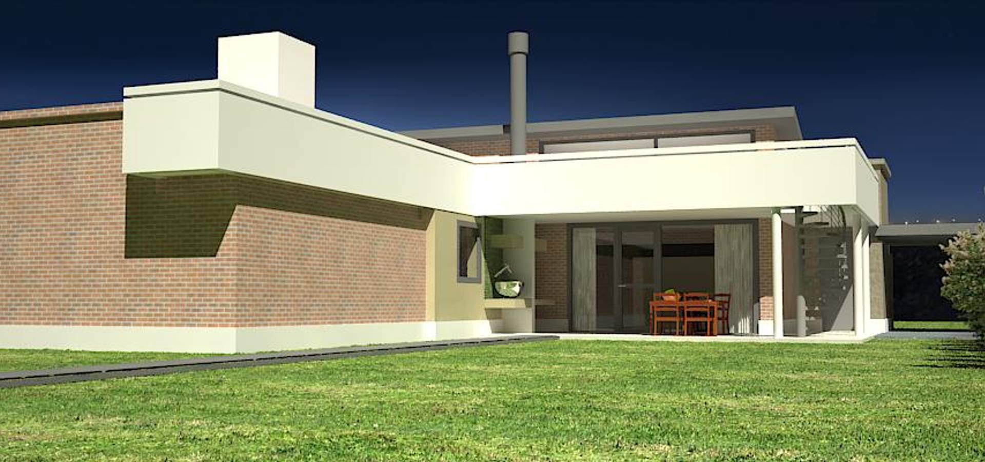 Proyecto Para Vivienda Con Tipologia En L Homify