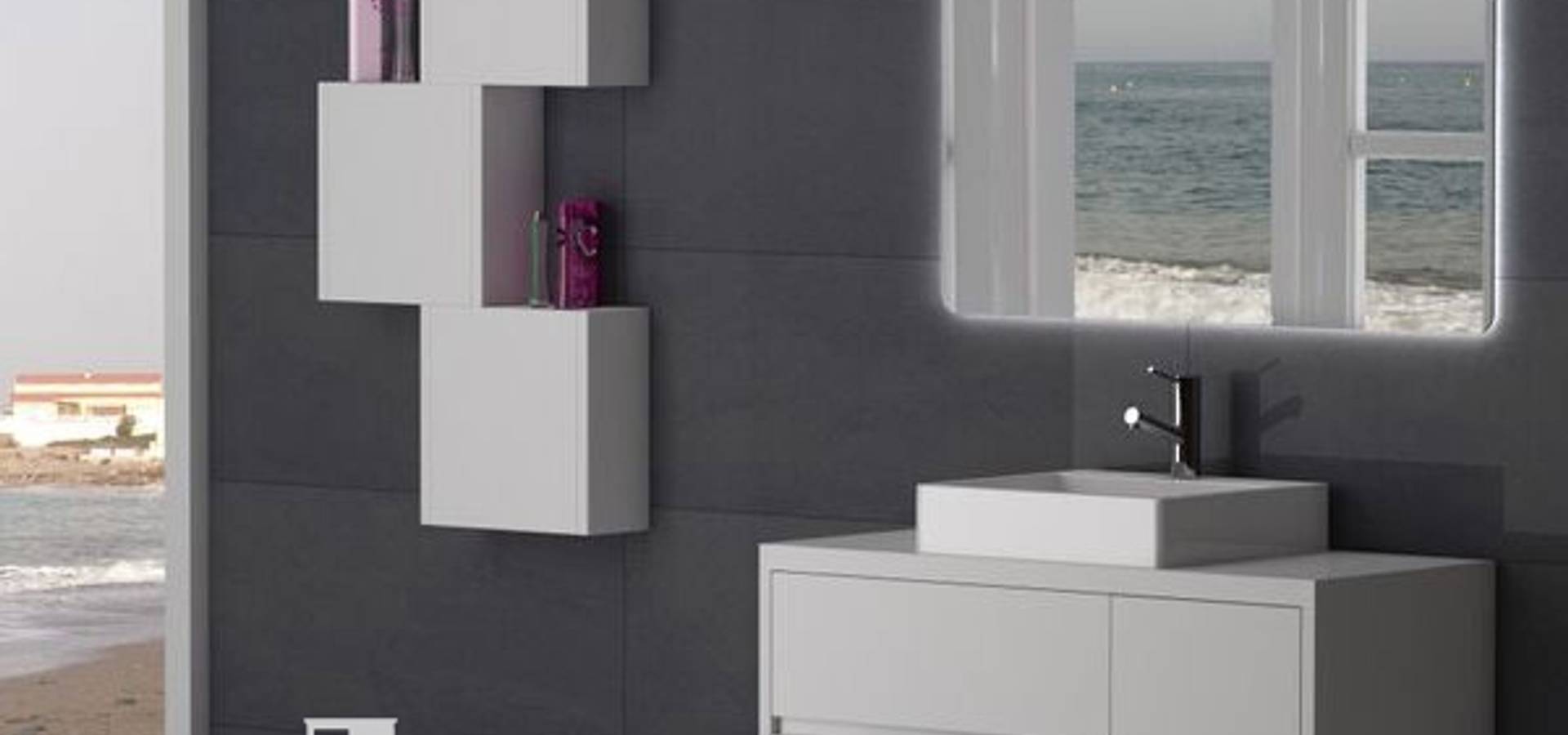 Lavabo Sobre Encimera Round Mini para Mueble de Baño