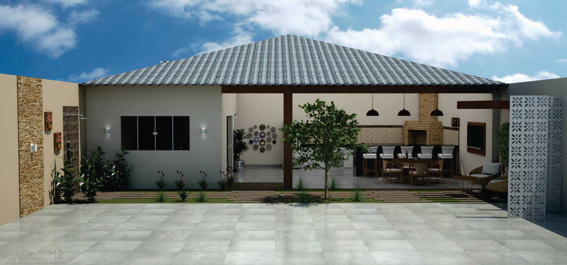 Casa Financiada Pela Caixa Renata E Jhaley Homify