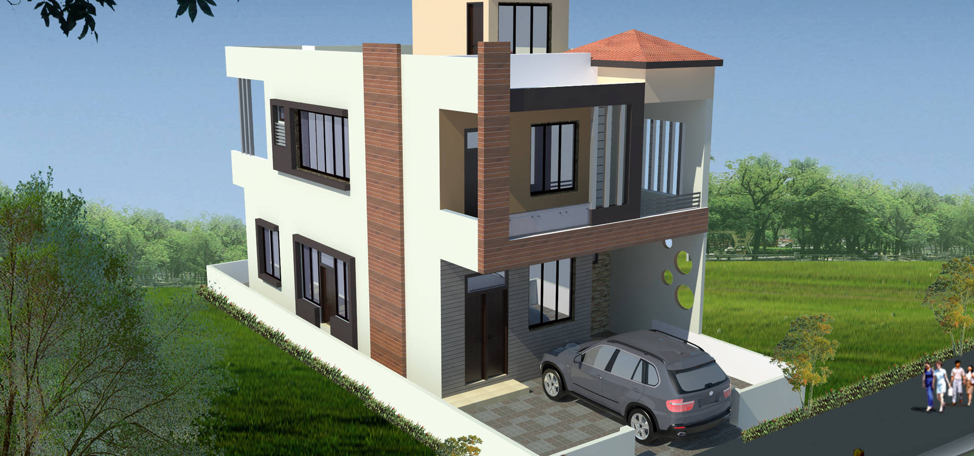 Duplex House Design Homify