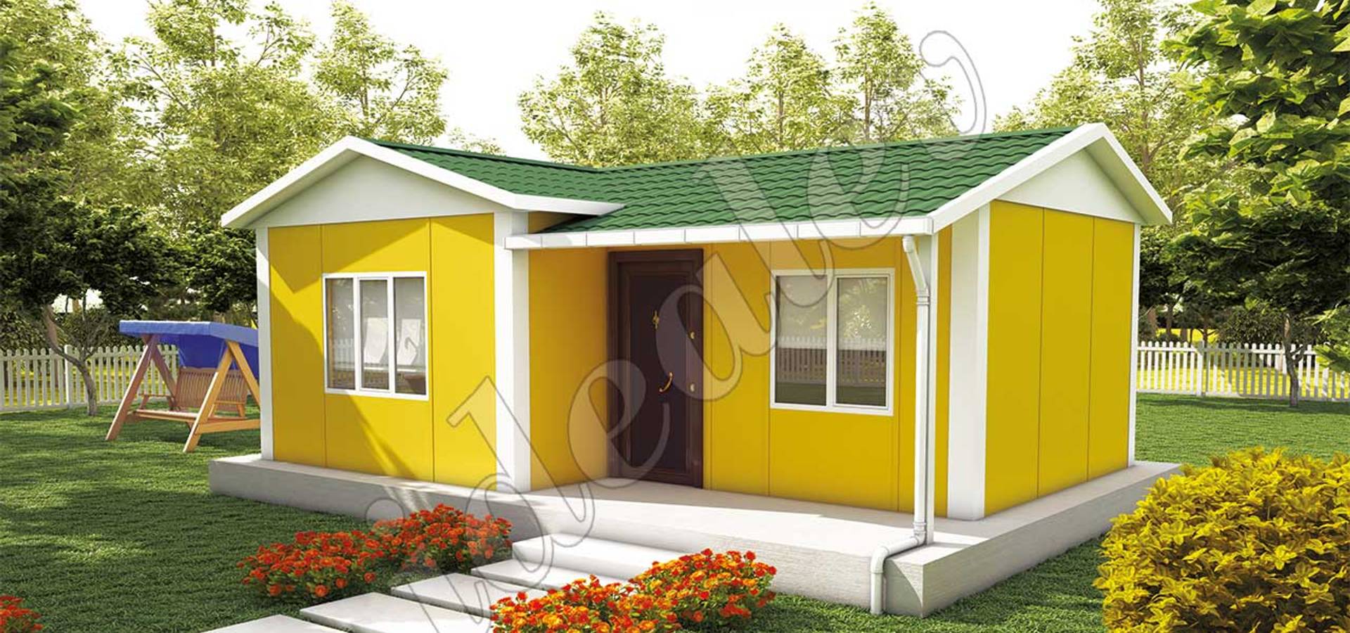 Prefabrik Ev 98 m² 46.500 TL, profesjonalista İdeal Ev (Prefabrik Evim