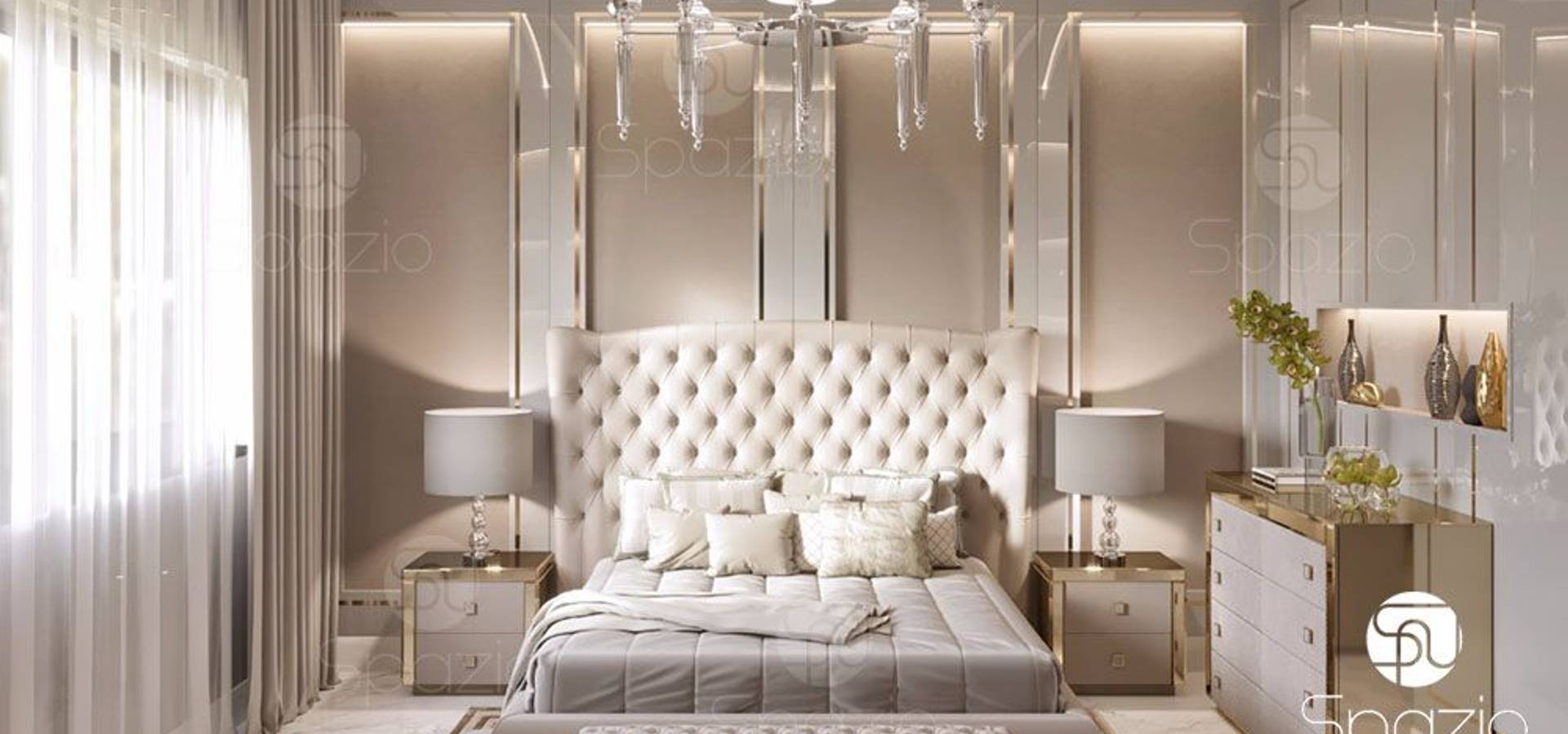 Bedroom Interior Designs For Couple In Luxury Modern Style