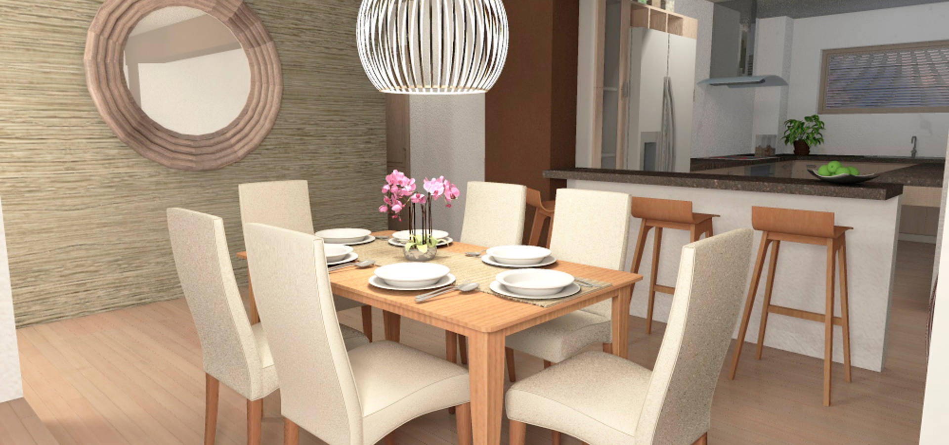 Diseño interior Living comedor von MM Design | homify Diseño interior Living comedor von MM Design | homify