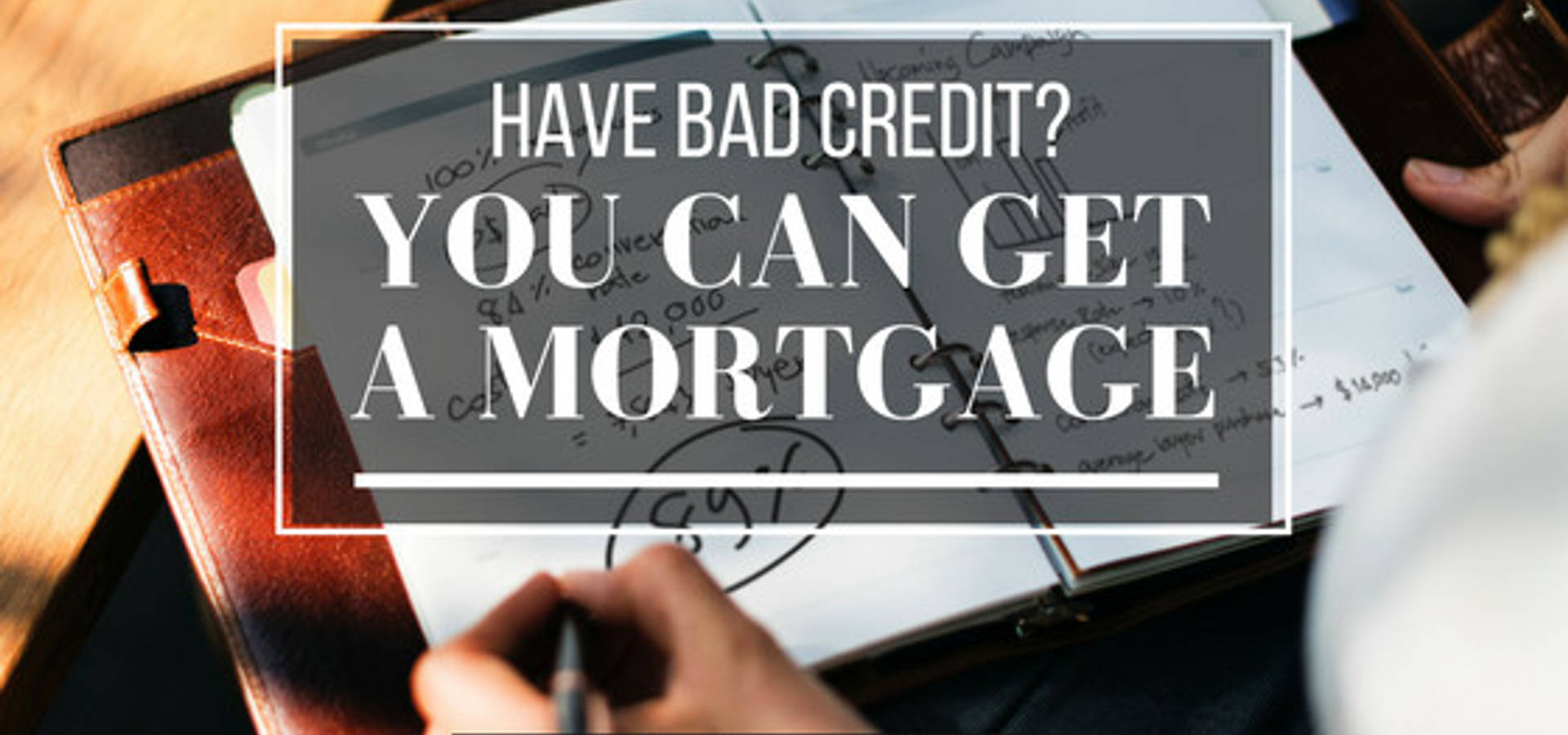 how to get mortgage with bad credit