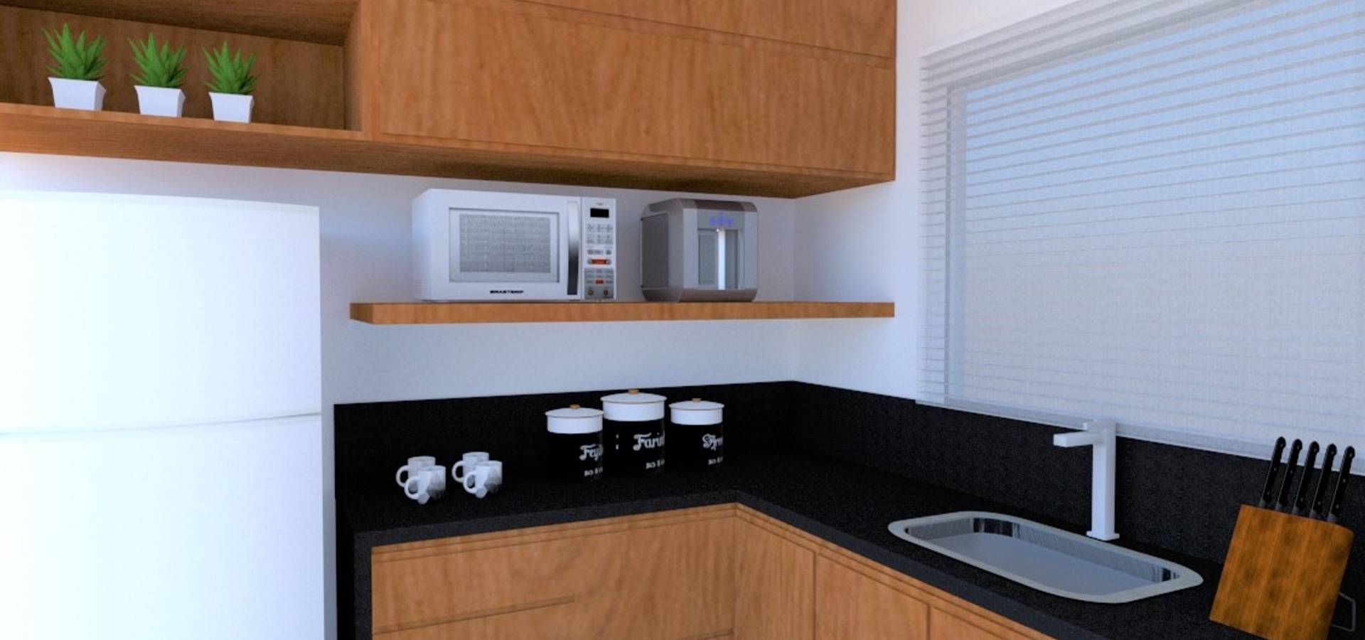 Cozinha Por Karine Battu Arquitetura Homify Cozinha Por Karine Battu Arquitetura Homify
