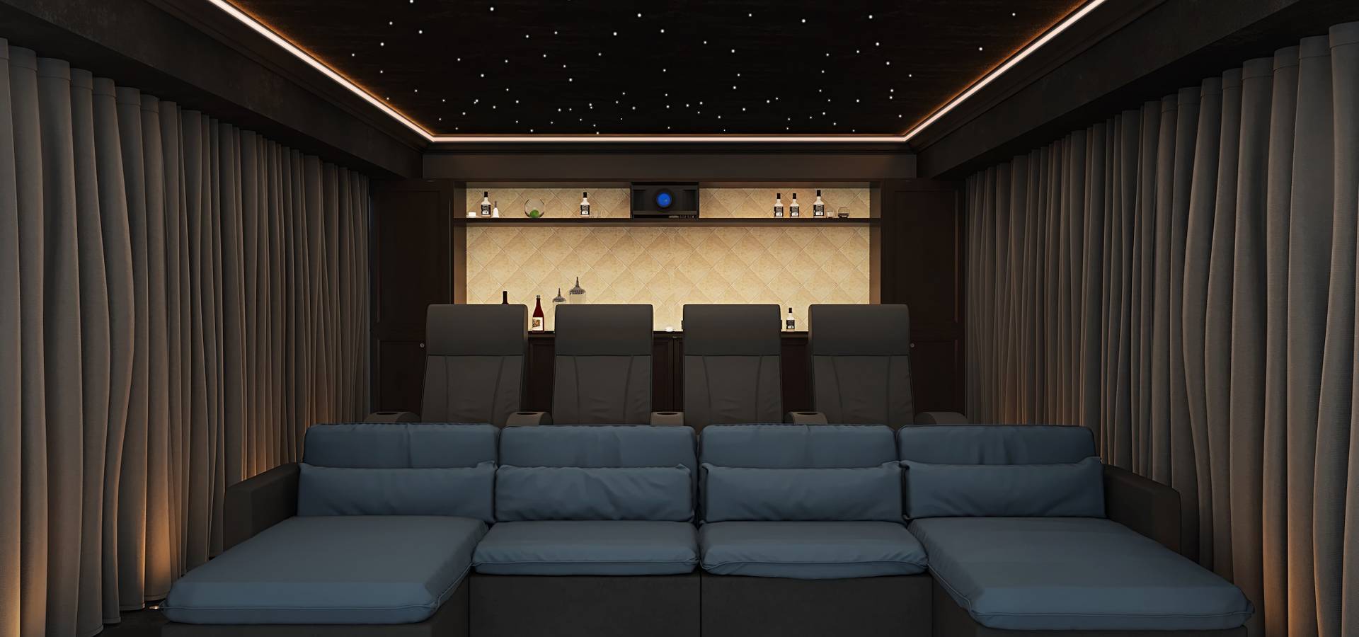 Cheshire Home Cinema Room Von Custom Controls Homify