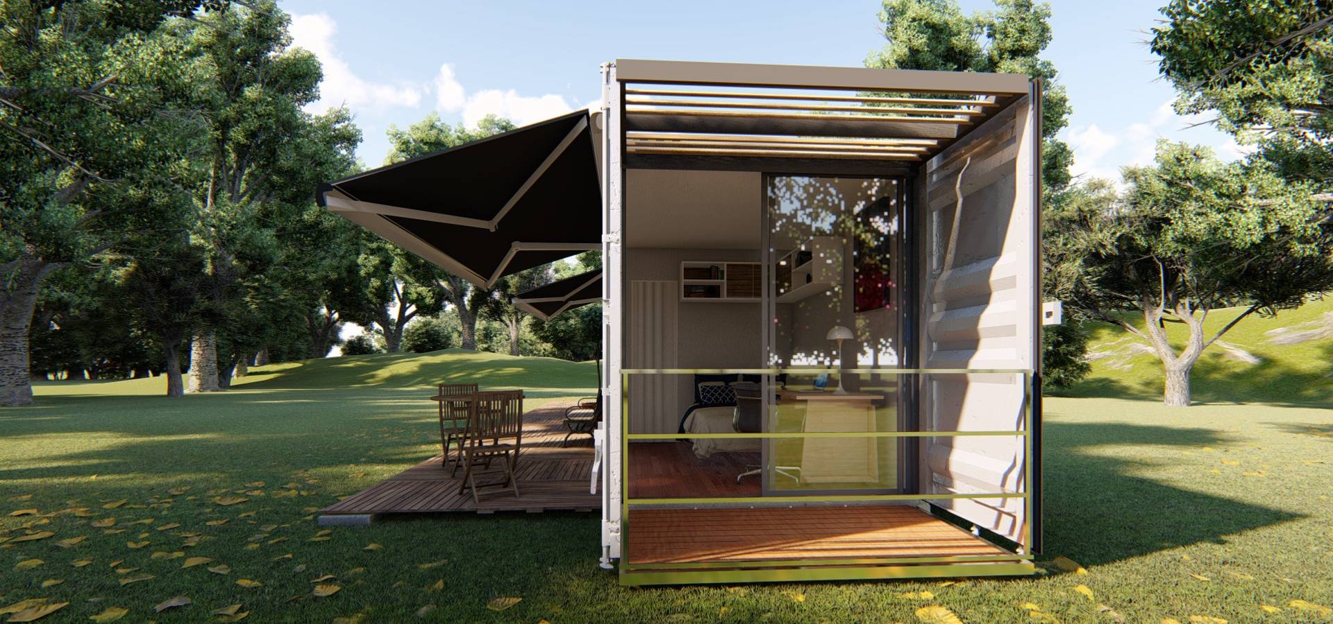 Casa Container De 40 Pes By Locares Casa Container E Projetos Customizados Homify