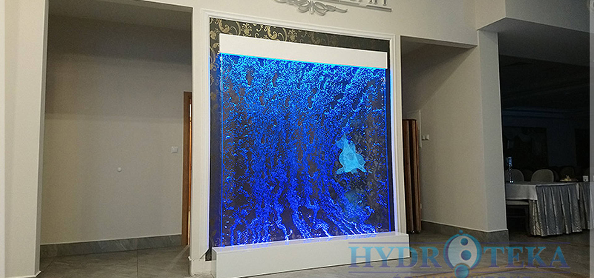 dancing bubble wall sciana wodna z