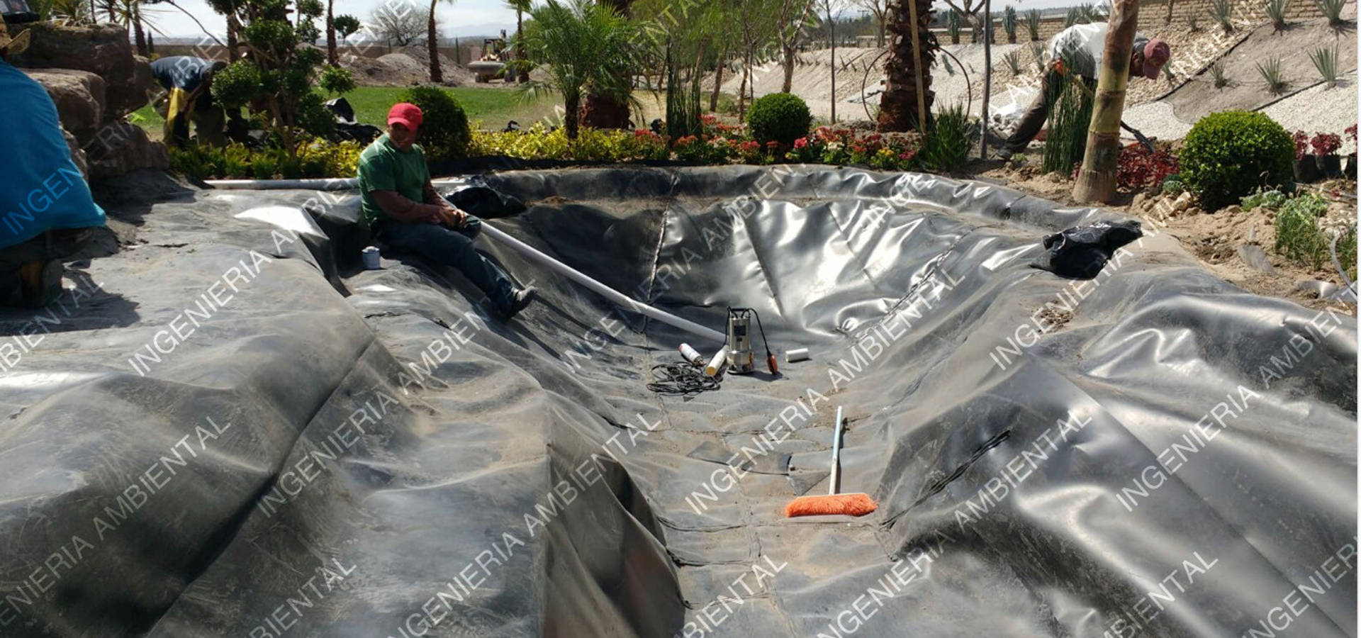 LAGOS ARTIFICIALES CON GEOMEMBRANAS HDPE Y PVC homify