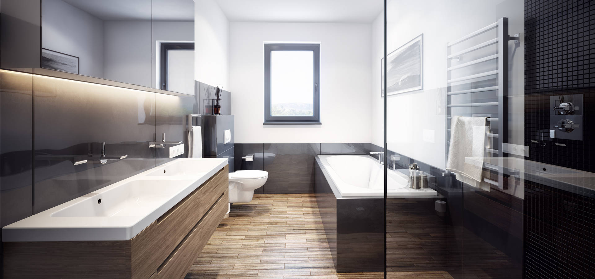 Modernes Bad By 3d Agentur Berlin Homify